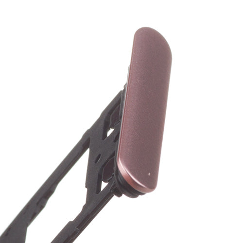 OEM SIM + SD Card Tray + Cover Flaps for Sony Xperia XZ Deep Pink