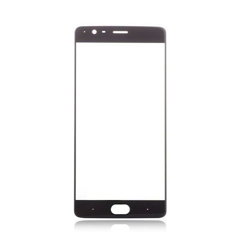 Custom Front Glass for OnePlus 3 Graphite