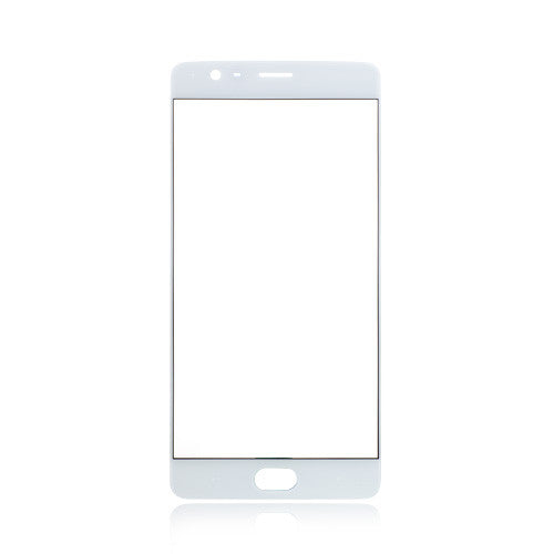 Custom Front Glass for OnePlus 3/3T White