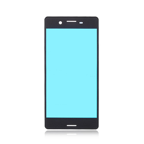 Custom Front Glass for Sony Xperia X/X Performance Graphite Black
