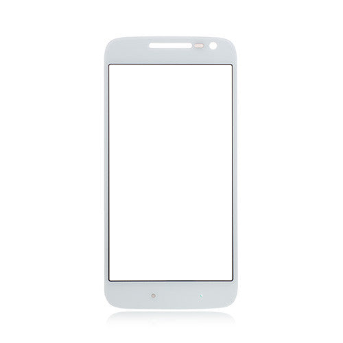 Custom Front Glass for Motorola Moto G4 Play White