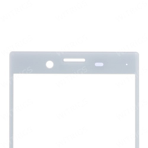 Custom Front Glass for Sony Xperia X Compact Mist Blue