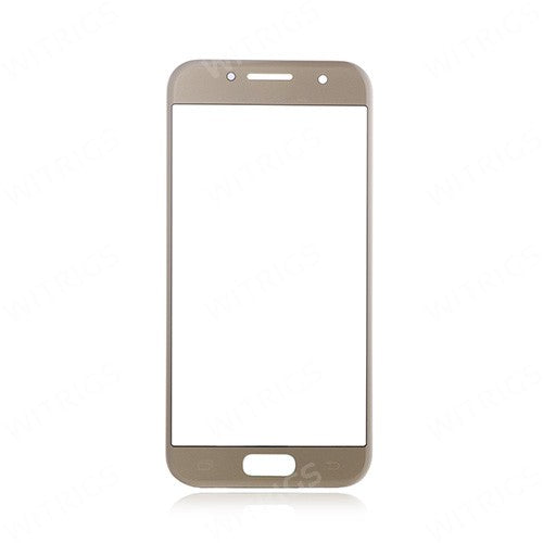 OEM Front Glass for Samsung Galaxy A3 (2017) Gold Sand