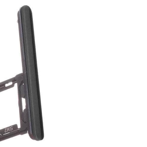 OEM Dual SIM Card Tray + SIM Cover Flap for Sony Xperia XZ Premium Deepsea Black