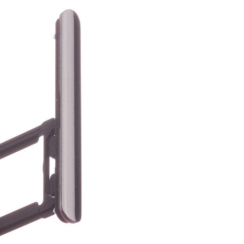 OEM SIM Card Tray + SIM Card Cover Flap for Sony Xperia XZ Premium Luminous Chrome