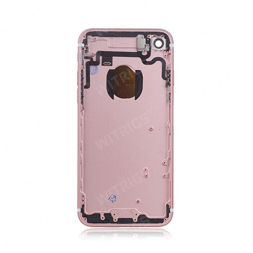 OEM Custom Back Housing + Power Button Flex for iPhone 7 Rose Gold