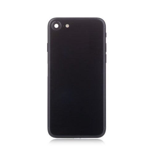 OEM Custom Back Housing + Power Button Flex for iPhone 7 Jet Black