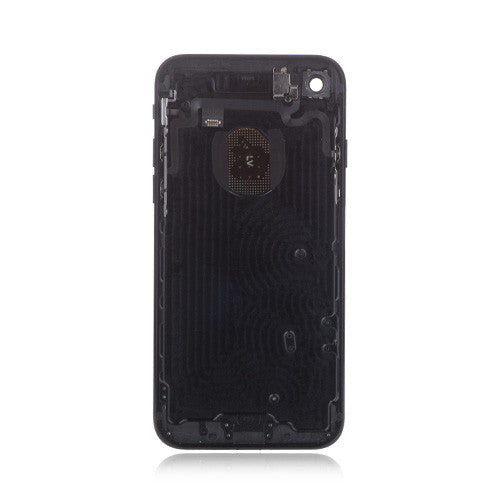OEM Custom Back Housing + Power Button Flex for iPhone 7 Jet Black