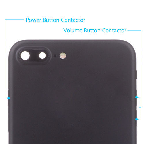 OEM Custom Back Housing + Power Button Flex for iPhone 7 Plus Black