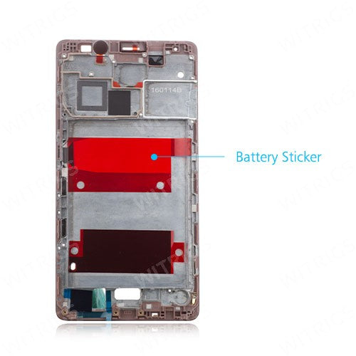 OEM LCD Supporting Frame for Huawei Ascend Mate8 Mocha Brown