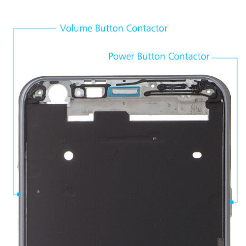 OEM LCD Supporting Frame for LG X Cam Titan-Silver