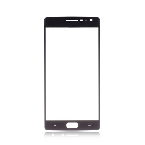 Custom Front Glass for OnePlus 2 Sandstone Black