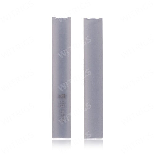 Custom Micro SD + SIM + USB Port Cover Flap for Sony Xperia Z3 Compact White