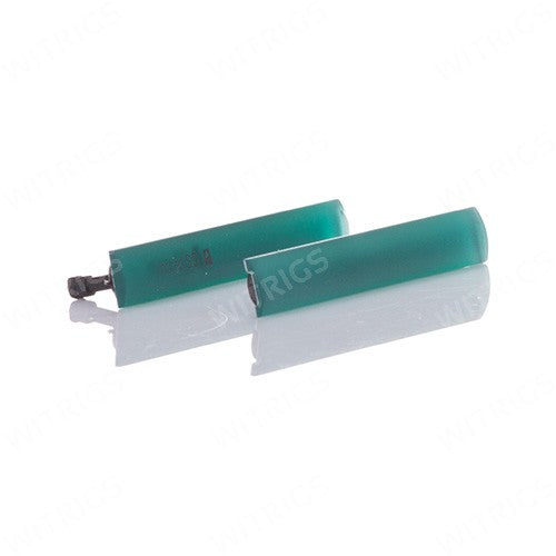 Custom Micro SD + SIM + USB Port Cover Flap for Sony Xperia Z3 Compact Green