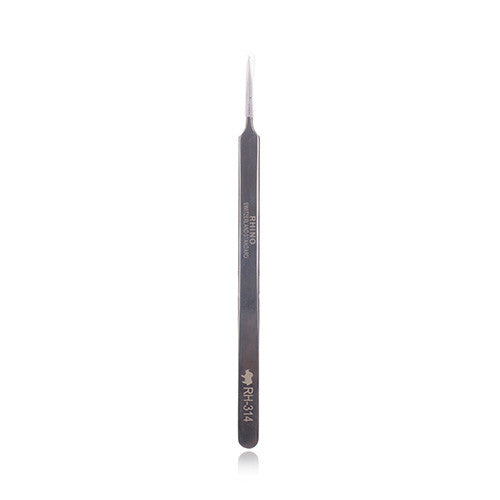 Pro Rhino Stainless Steel Tweezers Super Fine Tip Straight RH-314 Silver