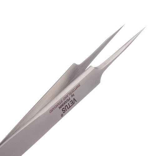 5SA-JP Stainless Steel Tweezers Fine Tip Straight Silver