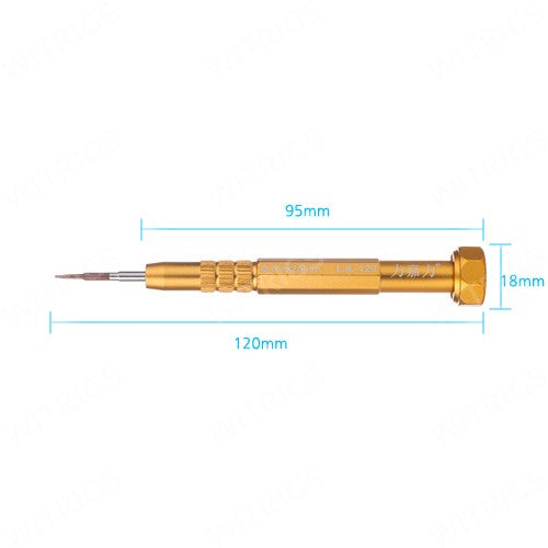 LJL-129 Pentalobe Screwdriver 0.8*25mm Gold