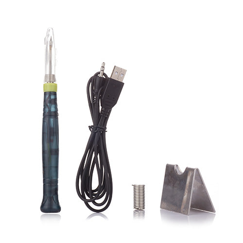 Professional USB Soldering Iron Black