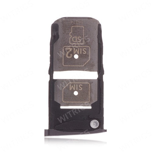 OEM Dual SIM + SD Card Tray for Motorola Moto Z Black