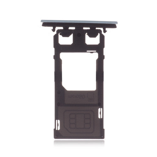 OEM SIM + SD Card Tray for Sony Xperia X Compact Mist Blue