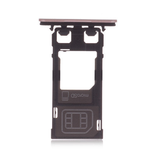 OEM SIM + SD Card Tray for Sony Xperia X Compact Pink