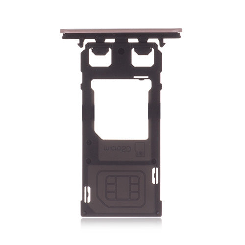 OEM SIM + SD Card Tray for Sony Xperia X Compact Pink