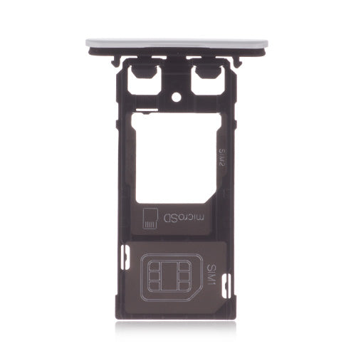 OEM Dual SIM + SD Card Tray for Sony Xperia X Compact White