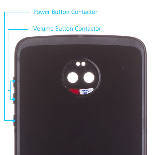 OEM Back Cover for Motorola Moto Z2 Force Super Black