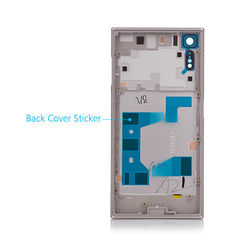 OEM Back Cover for Sony Xperia XZs Warm Silver