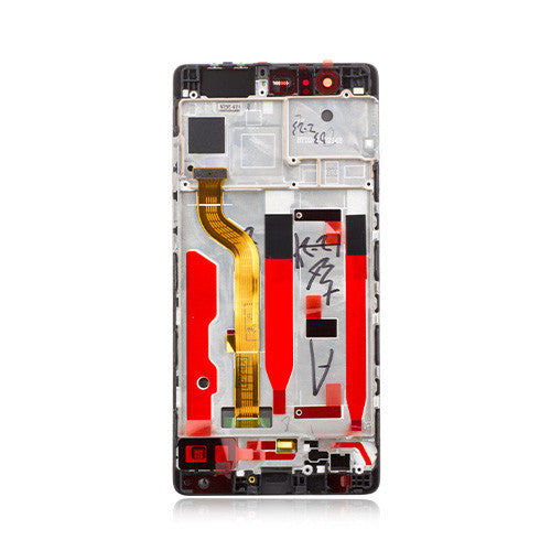 Custom Screen Replacement with Frame for Huawei P9 Titanium Grey