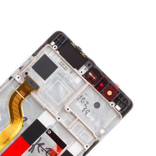 Custom Screen Replacement with Frame for Huawei P9 Titanium Grey
