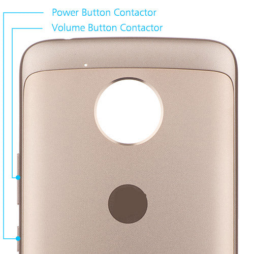 OEM Back Cover for Motorola Moto E4 Plus (USA) Fine Gold