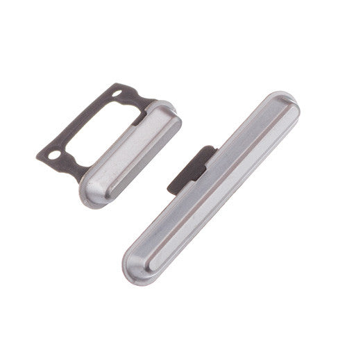 OEM Power + Volume Button for Motorola Moto G2 Silver