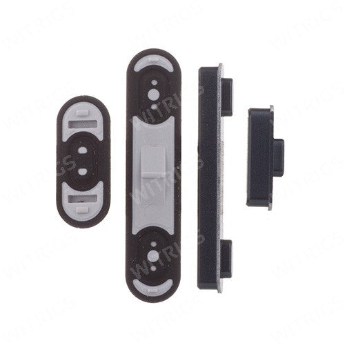 OEM Volume Button + Shutter Button + Adhesive for Sony Xperia XZ Premium Blue