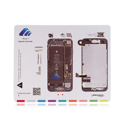 Magnetic Screw Mat for iPhone 7 White