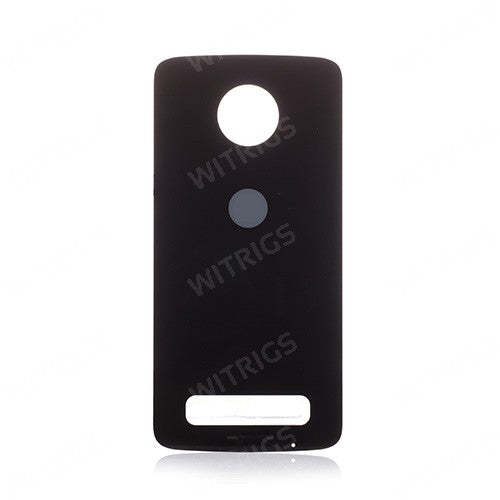 Custom Battery Cover for Motorola Moto Z Play Black