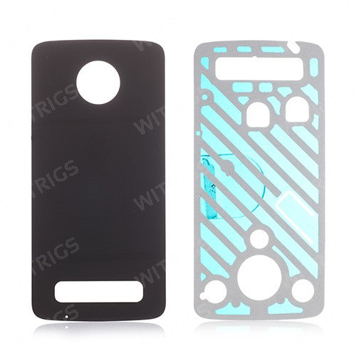 Custom Battery Cover for Motorola Moto Z Play Black