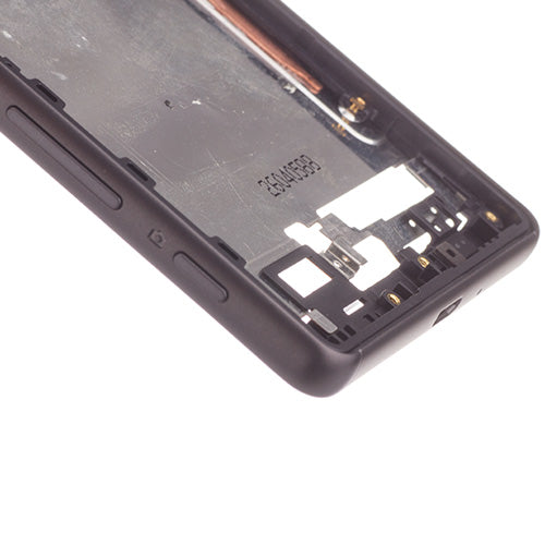 OEM Middle Frame + LCD Shield for Sony Xperia X Graphite Black