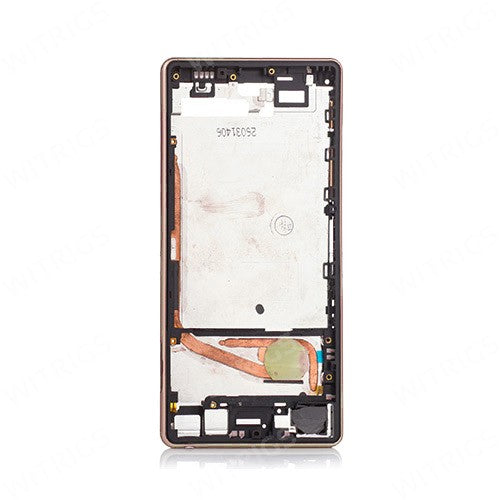 OEM Middle Frame + LCD Shield for Sony Xperia X Rose Gold