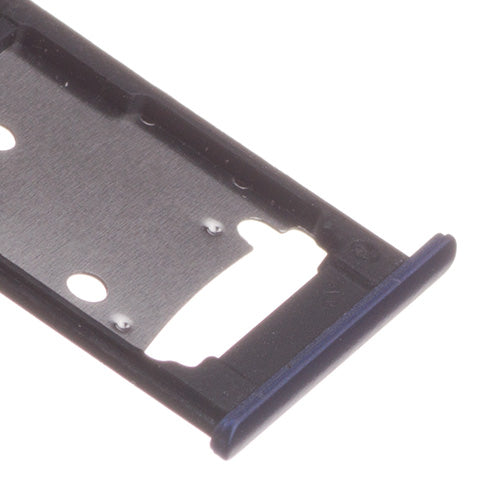 OEM SIM + SD Card Tray for Huawei Y7 Prime Aurora Blue