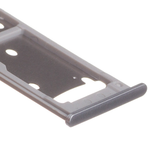 OEM SIM + SD Card Tray for Huawei Y7 Prime Silver