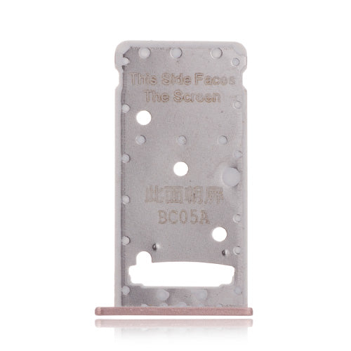 OEM SIM + SD Card Tray for Huawei Y7 Prime Pink
