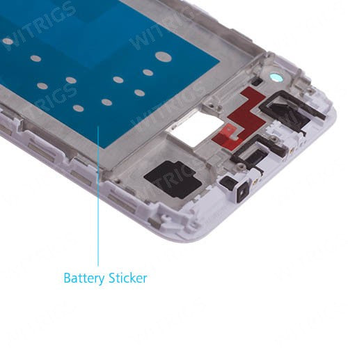 OEM LCD Supporting Frame for Huawei Honor 7X White