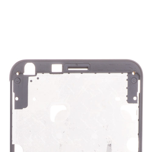 OEM LCD Supporting Frame + Mesh for LG Q6 Astro Black