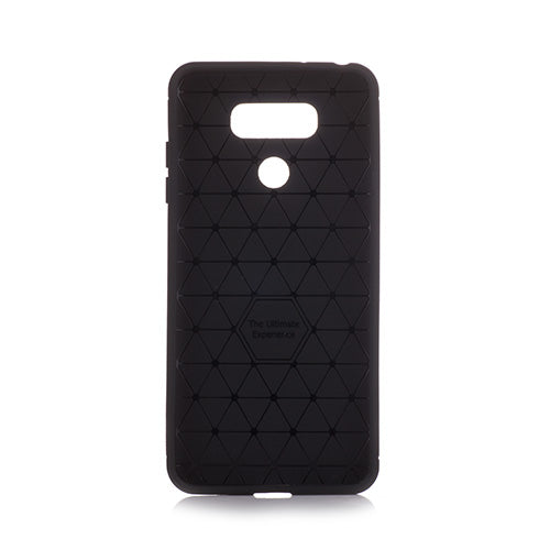 Brushed Silicon Back Shell for LG G6 Black