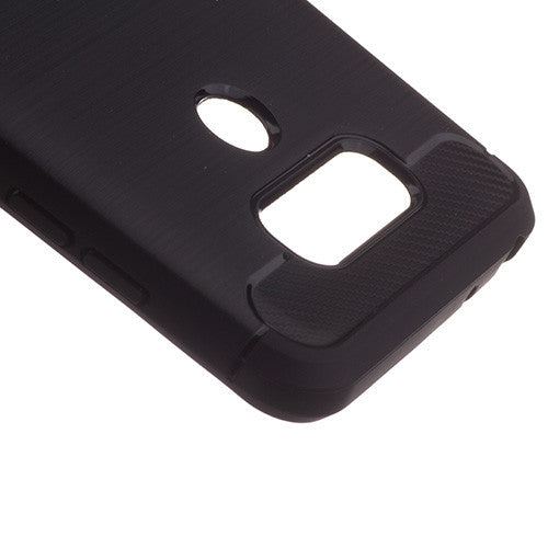 Brushed Silicon Back Shell for LG G6 Black