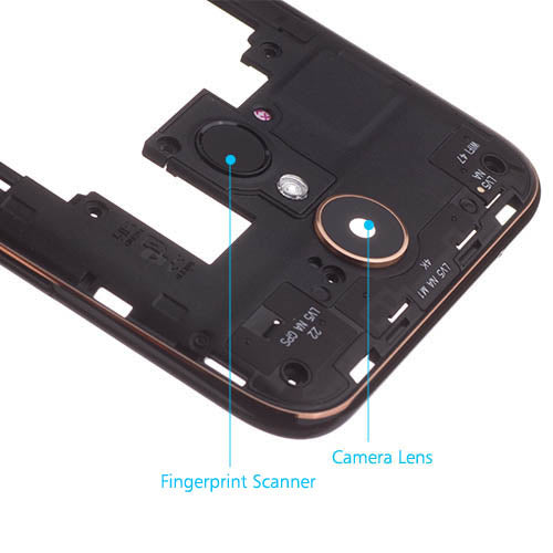 OEM Back Frame for LG K20 Plus Black