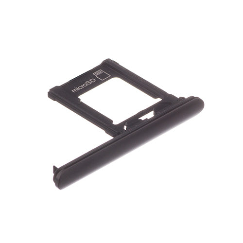 OEM SIM Card Tray + SIM Cover Flap for Sony Xperia XZ1 Black