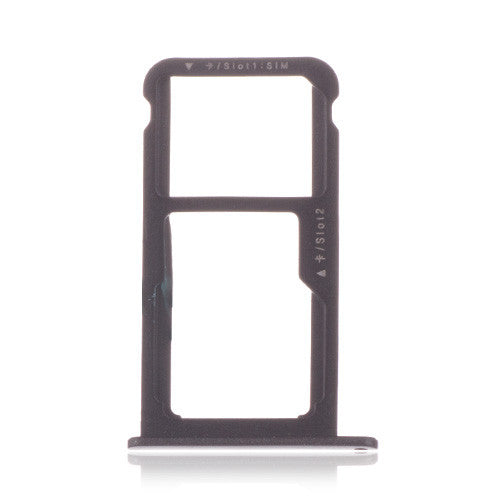 OEM SIM + SD Card Tray for Huawei P8 Lite (2017) Black