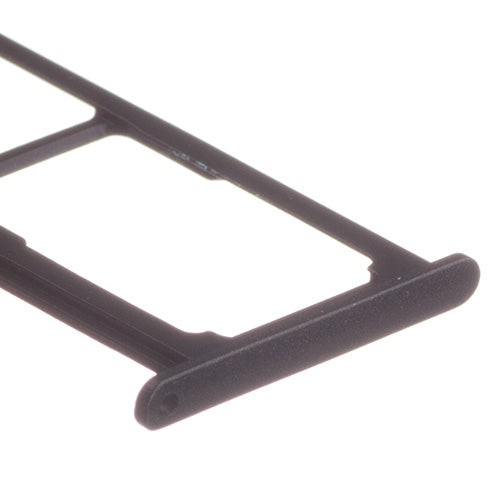 OEM SIM + SD Card Tray for Huawei P8 Lite (2017) Black